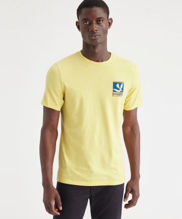 Bird & Whale Graphic Tee, Slim Fit