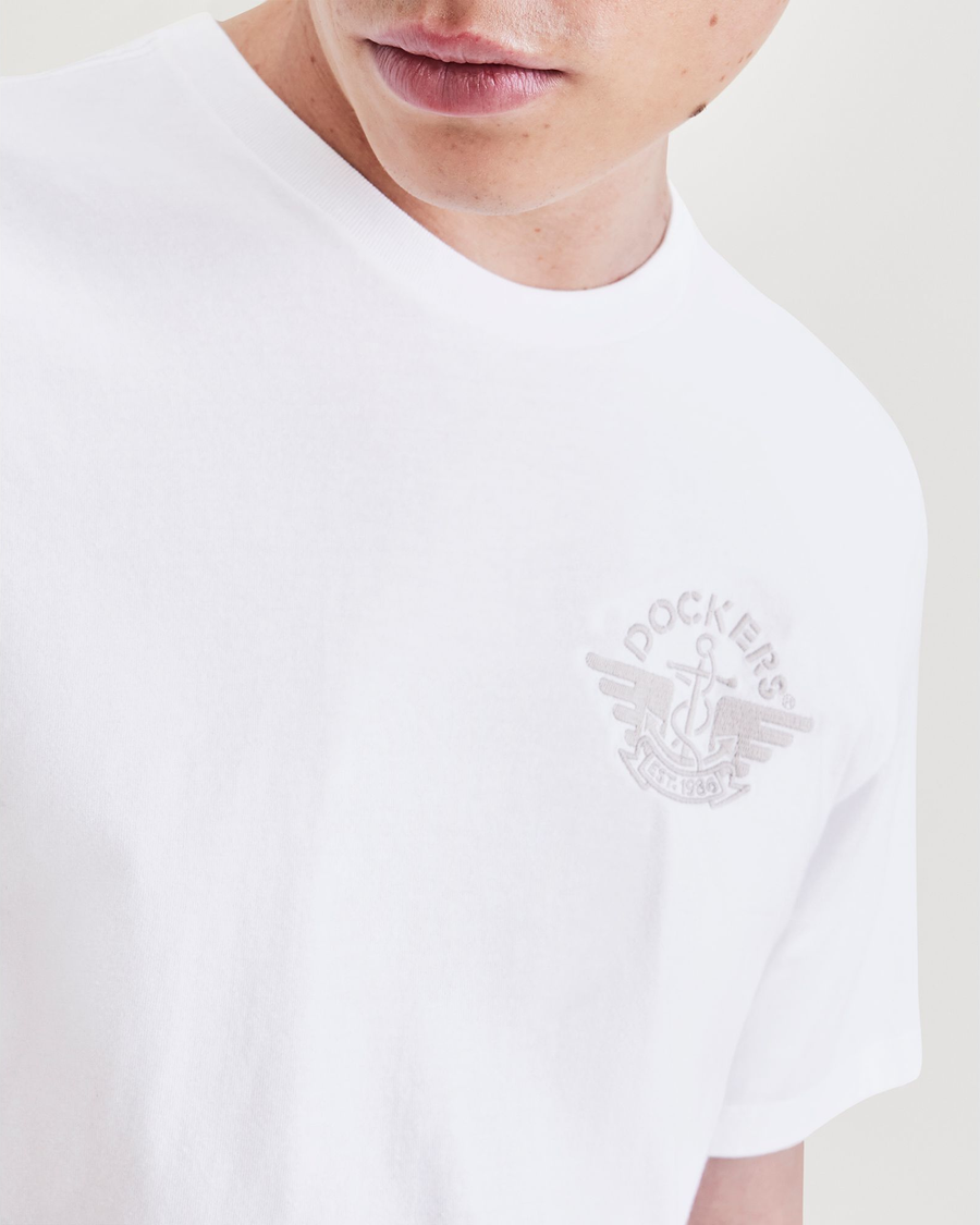 Wings & Anchor Graphic Tee, Slim Fit - Image 3