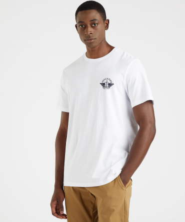 Wings & Anchor Graphic Tee, Slim Fit