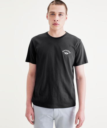 Wings & Anchor Graphic Tee, Slim Fit