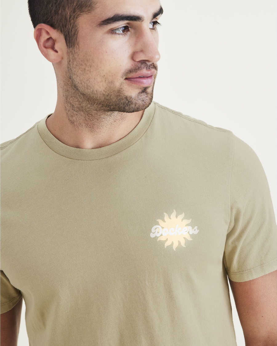 Script Graphic Tee, Slim Fit - Image 3