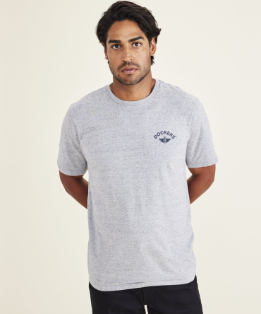 Wings & Anchor Graphic Tee, Slim Fit