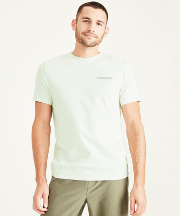 Stencil Graphic Tee, Slim Fit