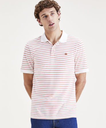 Rib Collar Polo, Slim Fit
