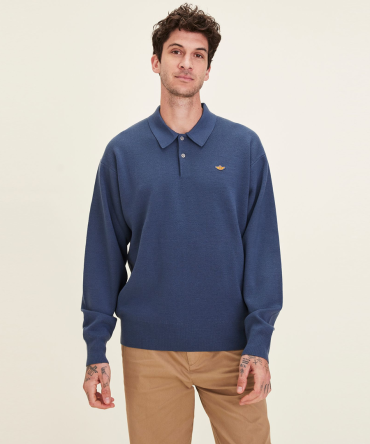 Dandois x Dockers® Sweater Polo, Relaxed Fit