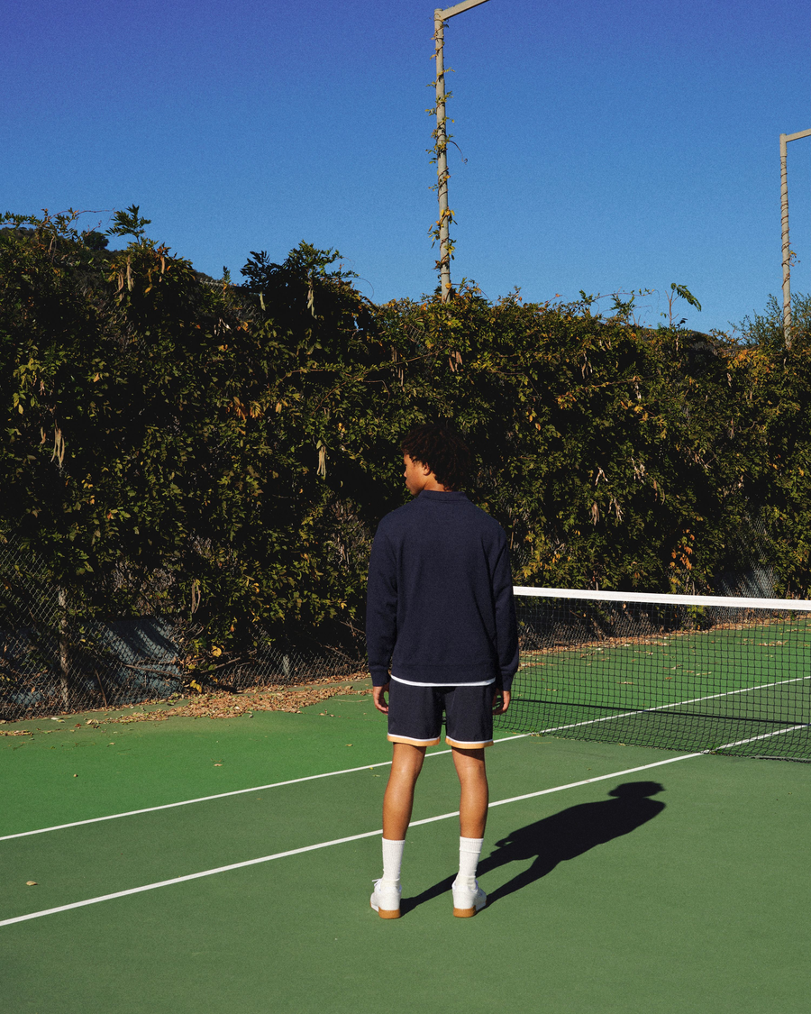 Racquet Club Collared Sweatshirt, Relaxed Fit - Image 2