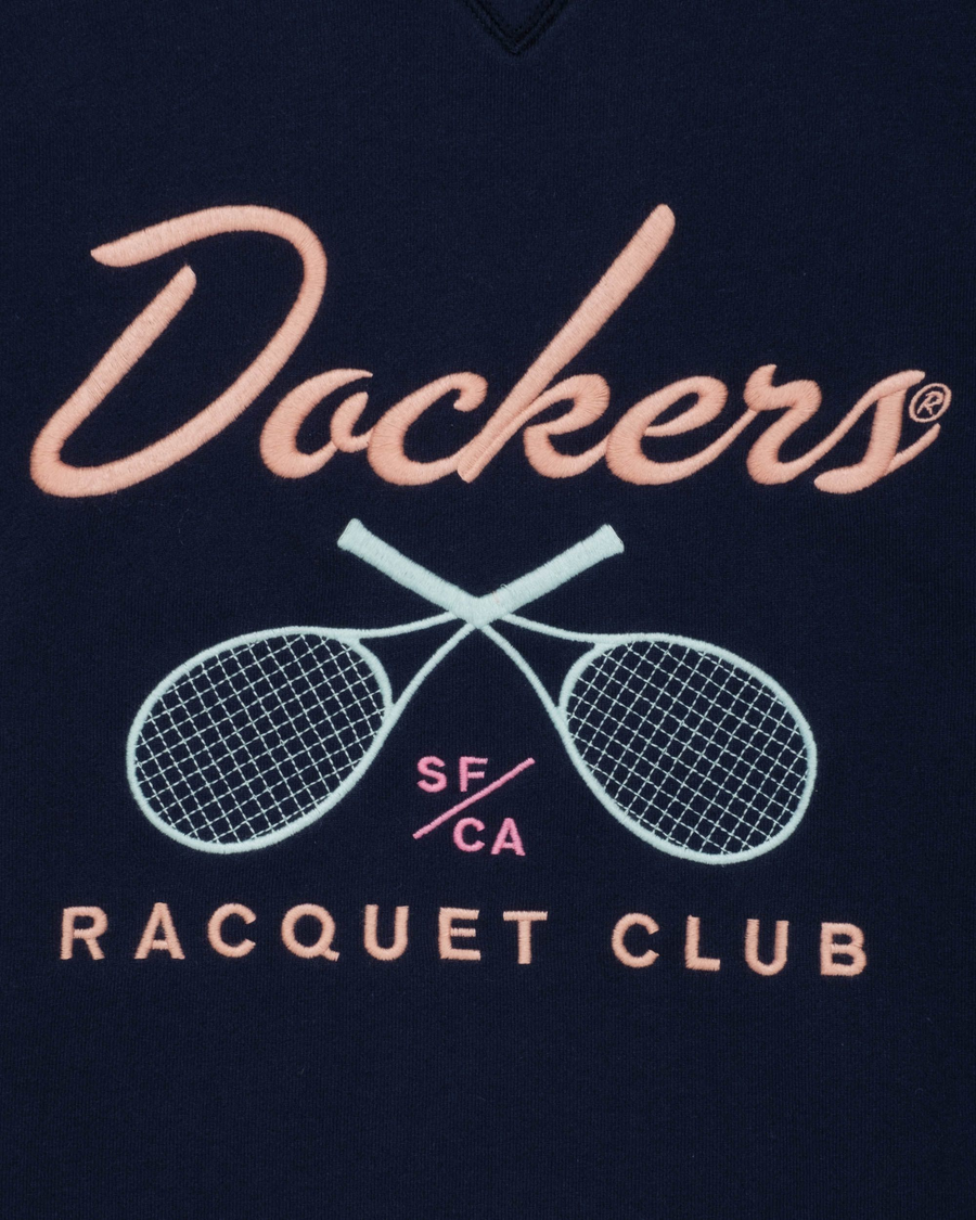 Racquet Club Collared Sweatshirt, Relaxed Fit - Image 5