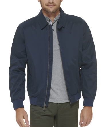 Microtwill Relaxed Laydown Collar Bomber