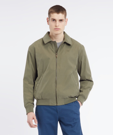 Microtwill Relaxed Bomber Jacket