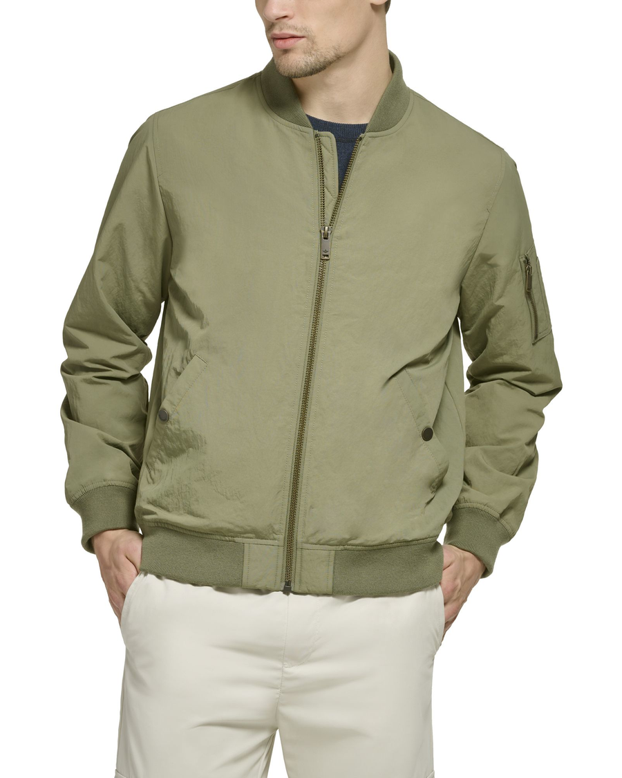 Recycled Sail Nylon Bomber Jacket
