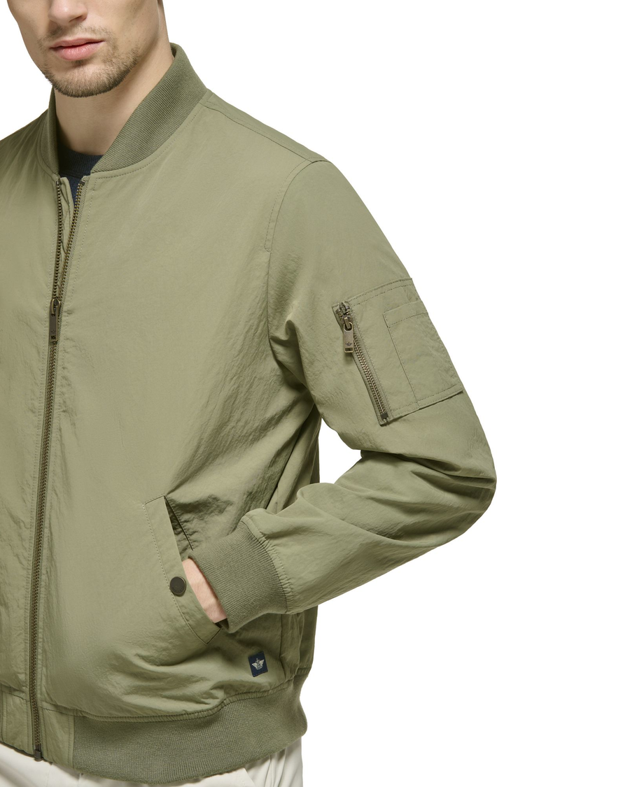 Recycled Sail Nylon Bomber Jacket - Image 4
