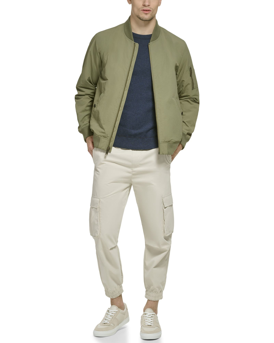 Recycled Sail Nylon Bomber Jacket - Image 5