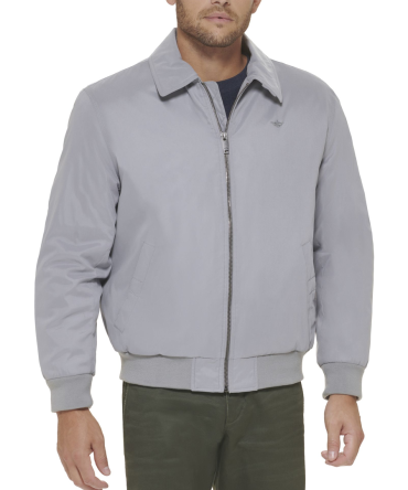 Microtwill Relaxed Laydown Collar Bomber