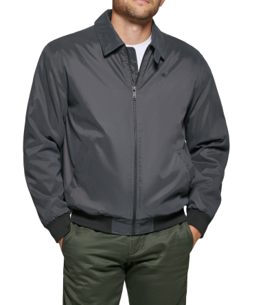 Microtwill Relaxed Laydown Collar Bomber