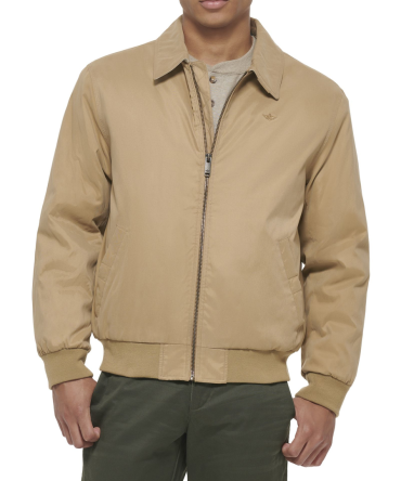 Microtwill Relaxed Laydown Collar Bomber