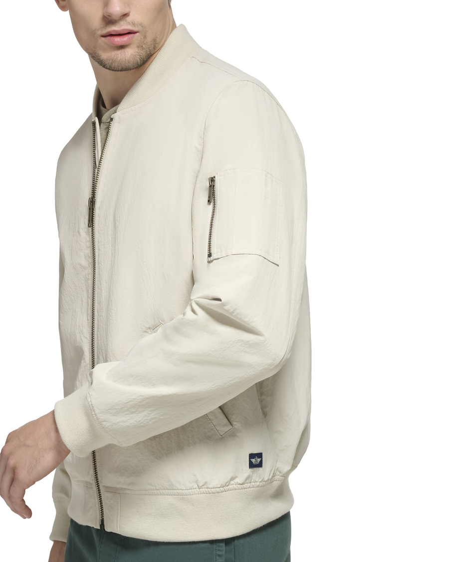 Recycled Sail Nylon Bomber Jacket - Image 4