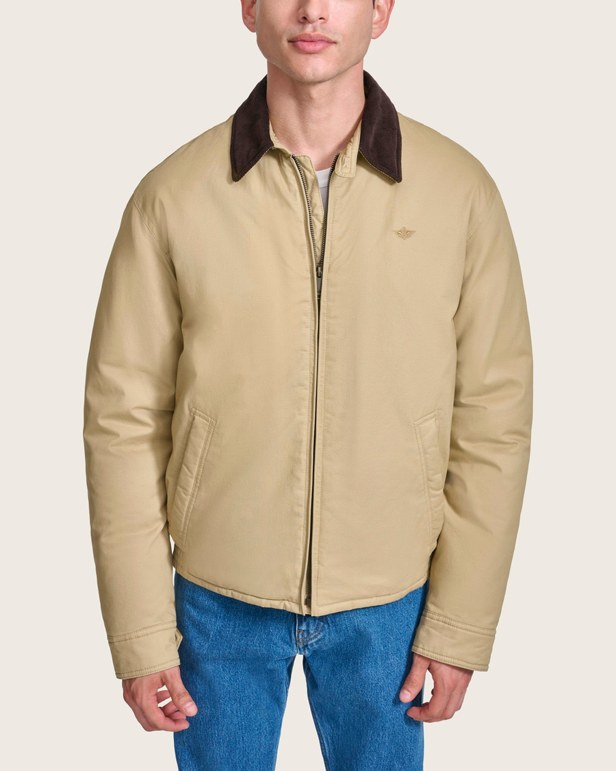 Baby Twill Cord Collar Bomber Jacket - Image 4