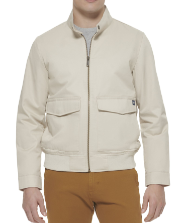 Poly Cotton Twill Barracuda Bomber w/ Harrington Pockets