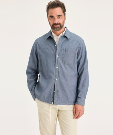 Coaches Shirt Jacket, Relaxed Fit