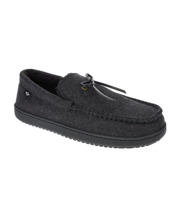 Microsuede Boater Moccasin Slippers