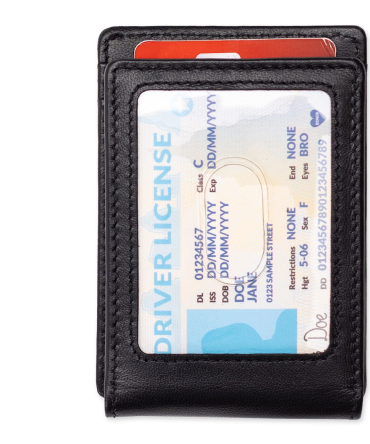 Leather RFID Wide Magnetic FPW Wallet