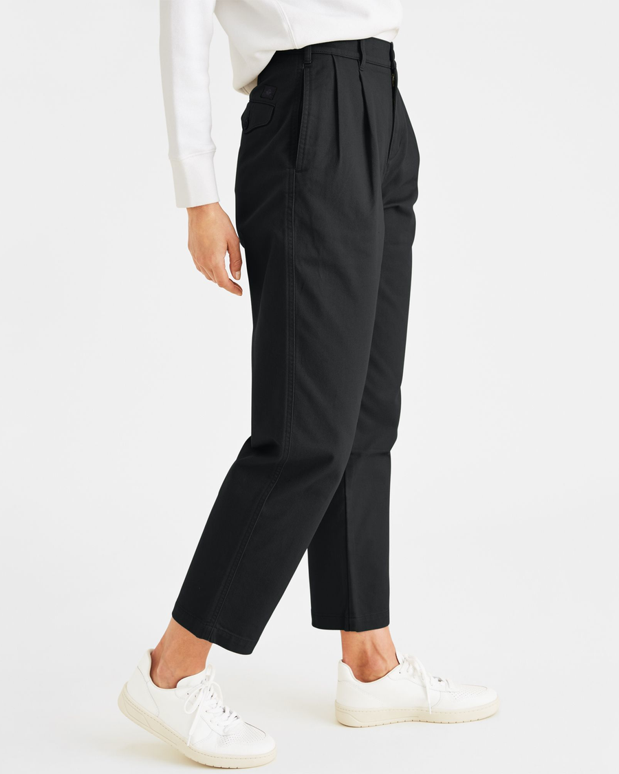 Original Khakis, Pleated, High Waisted Tapered Fit - Image 3