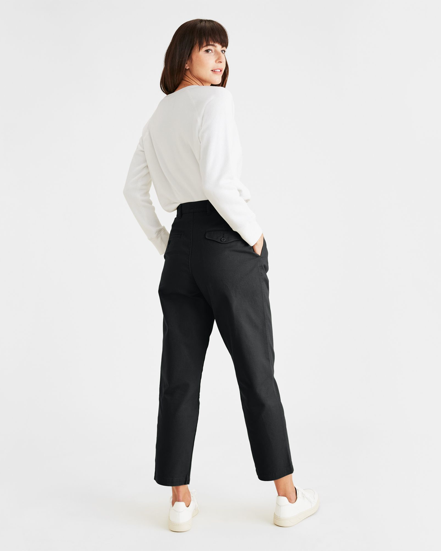 Original Khakis, Pleated, High Waisted Tapered Fit - Image 4