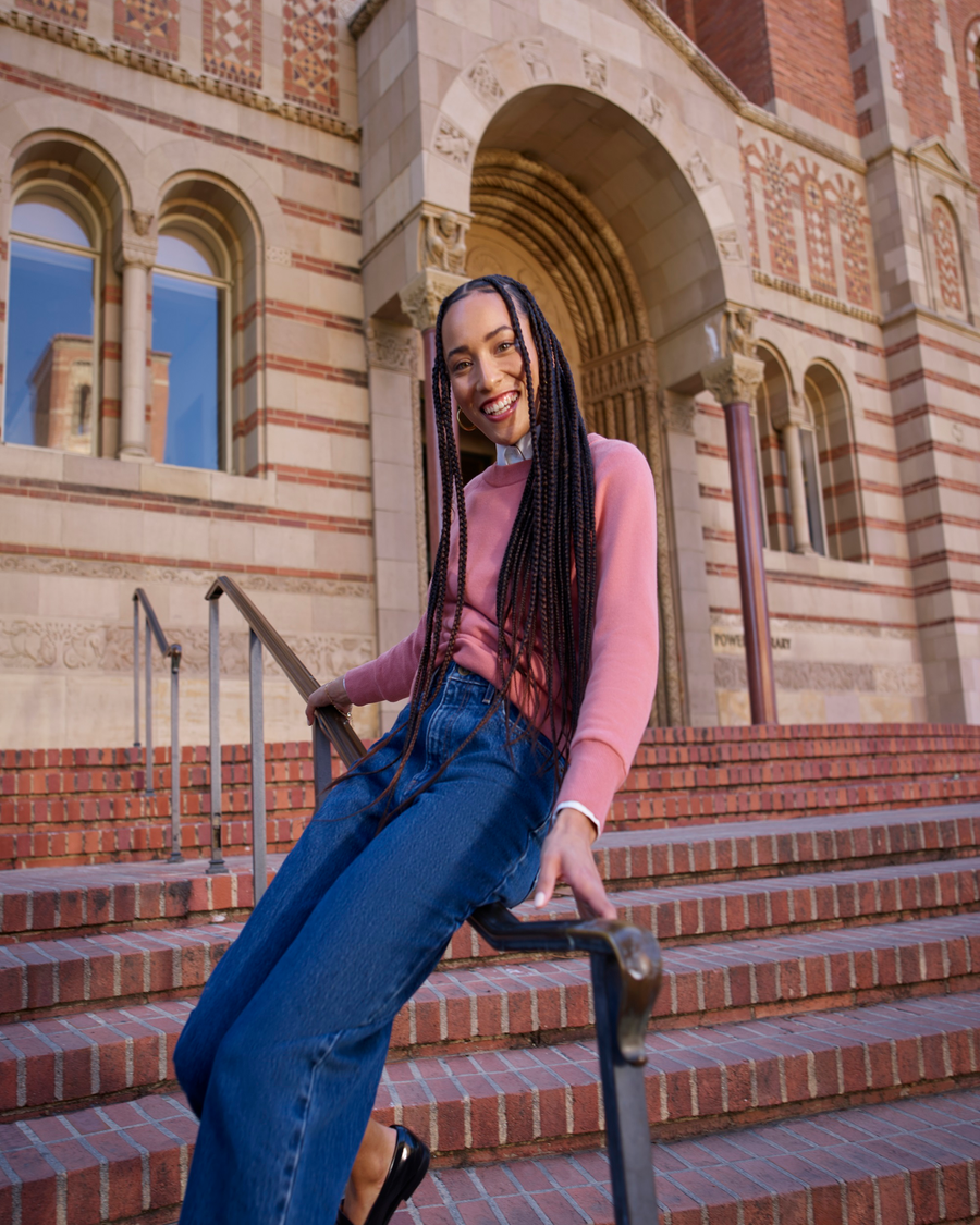 Jean Cut Pants, High Straight Fit - Image 4