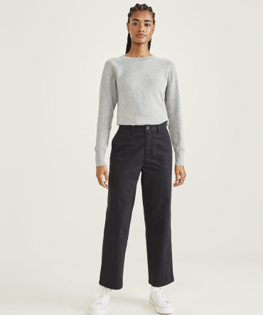 Weekend Chinos, High Straight Fit