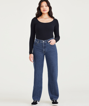 Mid-Rise Jeans, Relaxed Fit