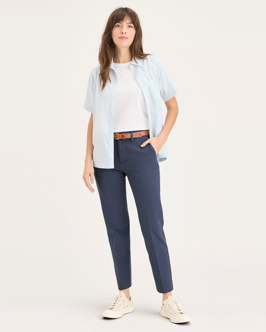 Mid-Rise Collins Trouser with Sculpt, Slim Fit - Image 4